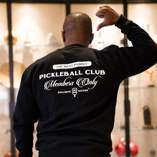 Pickleball Club Members Only Crew Neck Sweatshirt, Limited Drop!