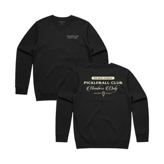 Pickleball Club Members Only Crew Neck Sweatshirt, Limited Drop!