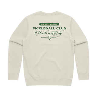 Pickleball Club Members Only Crew Neck Sweatshirt, Limited Drop!