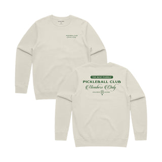 Pickleball Club Members Only Crew Neck Sweatshirt, Limited Drop!