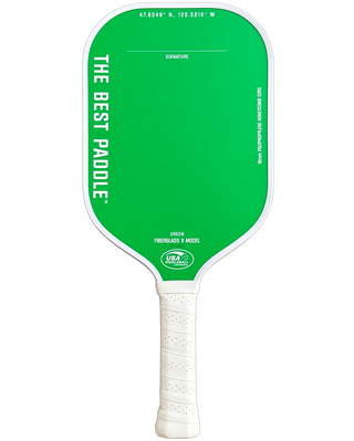 Fiberglass X Model- Green (Elongated Handle)