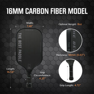 16mm Raw Carbon Fiber Model (Regular Handle)