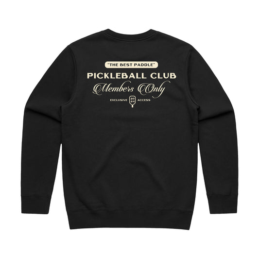 Pickleball Club Members Only Crew Neck Sweatshirt, Limited Drop!